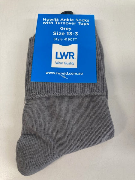 Grey Cotton Socks